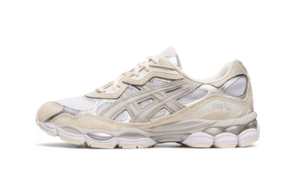 As*ic*s gel-nyc white oyster grey As*ic*s gel-nyc white oyster grey