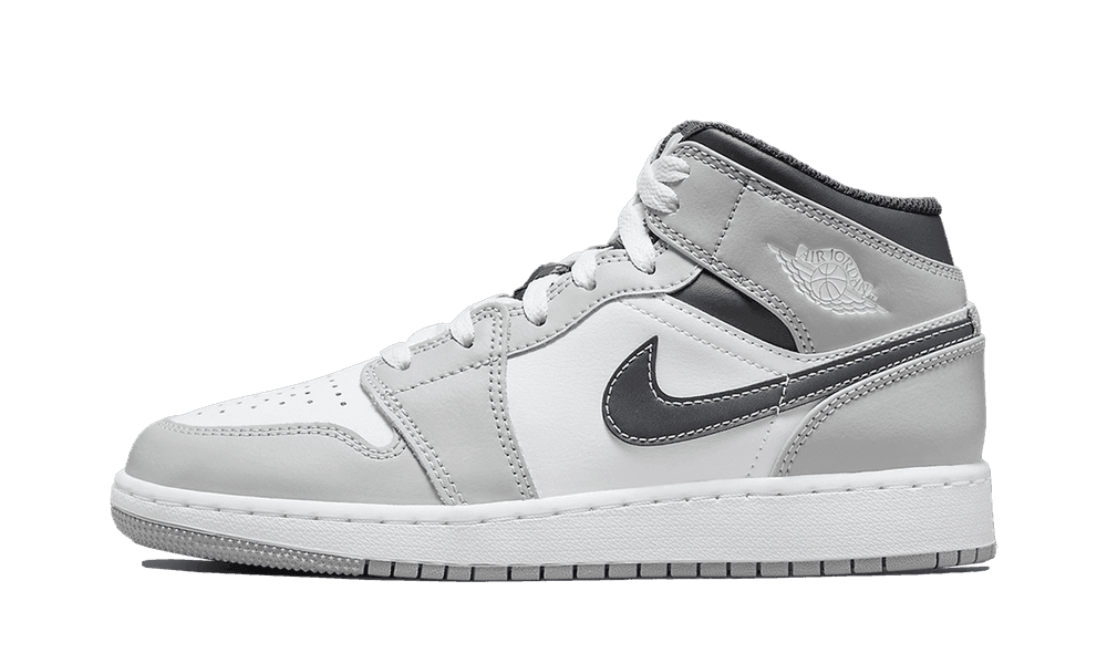 Jordan 1 Mid Light Smoke Grey Anthracite (GS) Jordan 1 Mid Light Smoke Grey Anthracite (GS)