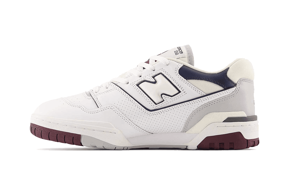 New Balance 550 White ''Maroon Natural Indigo'' New Balance 550 White ''Maroon Natural Indigo''