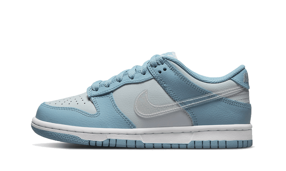 Nike Dunk Low ''Aura Blue Clear Swoosh'' Nike Dunk Low ''Aura Blue Clear Swoosh''
